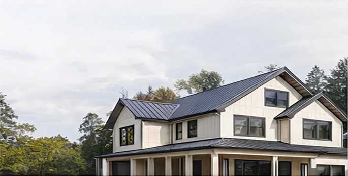 Residential metal roof project