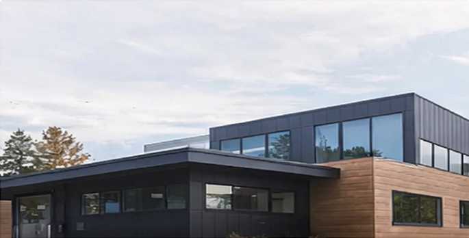 Commercial metal roof project